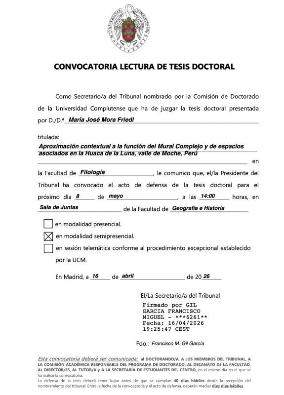 LECTURA DE TESIS DOCTORAL - 2